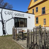 Patio at Cafe Godot in Buffalo