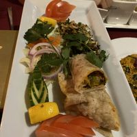 Garlic Mushroom & Chana Puri   at Spices in Dudley