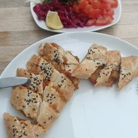 Vegetable pide at Furat's Fladen Laden in Vienna