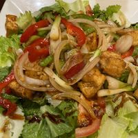 Fried tofu salad - delish!!!  at Hello Vietnam Pho & Roll in Peoria