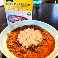 Delhi Dal Makhani with brown rice.  at JedzHneď in Bratislava