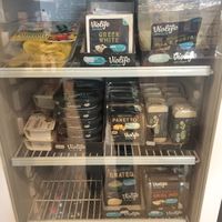 Vegan cheese at Degli Gnomi in Saronno