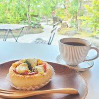 Nice cafe atmoshpehere at Musubi Vegan Sweet in Tome
