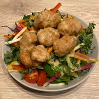 soymeat salad with onion dressing at RUCY+R 横浜ジョイナス店 in Yokohama