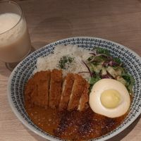 Tofu curry with tofu egg add on at RUCY+R 横浜ジョイナス店 in Yokohama