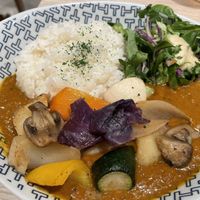 Spice curry with roasted vegetables  at RUCY+R 横浜ジョイナス店 in Yokohama