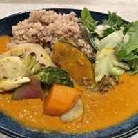 サラダだけじゃなくカレーも美味しいです☆彡  at RUCY+R 横浜ジョイナス店 in Yokohama