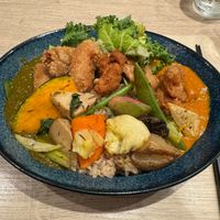 Combination Curry with Colorful Roasted Vegetables at RUCY+R 横浜ジョイナス店 in Yokohama