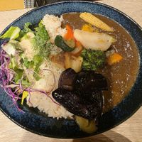 Japanese with eggplant and mixed veggies at RUCY+R 横浜ジョイナス店 in Yokohama