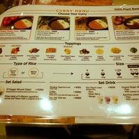 English Menu at RUCY+R 横浜ジョイナス店 in Yokohama