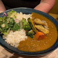 Spice curry with vegetables at RUCY+R 横浜ジョイナス店 in Yokohama