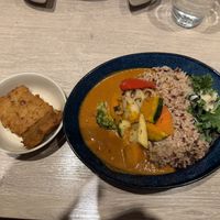 Tomato sauce curry with vegetables & tofu  at RUCY+R 横浜ジョイナス店 in Yokohama