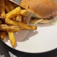 Green fish and fries  at Green Farmer's in Paris