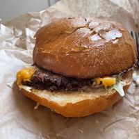 The Green Smash Burger impressed me with the beautiful combination of caramelized onions, perfectly melted cheese and a crisp smashed patty.   at Green Farmer's in Paris