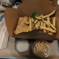 fish and chips at Green Farmer's in Paris