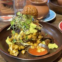 Lentil pancakes 😋  at Elektra - Himalayan Alchemy House in Fitzroy