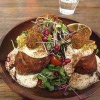 Gurkhali fritters  at Elektra - Himalayan Alchemy House in Fitzroy