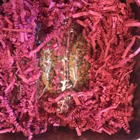 inside birthday cookie box(6 cookies) at Maya's Cookies in San Diego