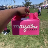 Nice packaging.  at Maya's Cookies in San Diego