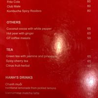 Drinks   at HANH Cafe & Market in Kyiv