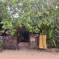 Entrada do restaurante at O Cajueiro in Marau