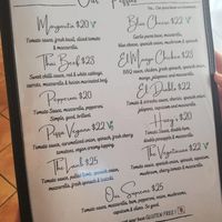 Menu page 4 at Codie's Place in Agnes Water