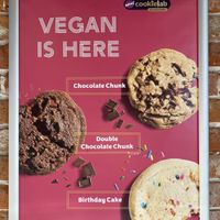 Store sign at Insomnia Cookies in Santa Barbara