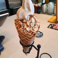 Horchata soft serve at Magpies Softserve in Los Angeles