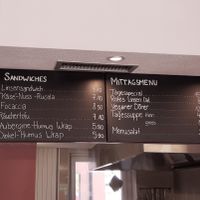 Menu at Enzian Vegane Bäckerei in Zurich