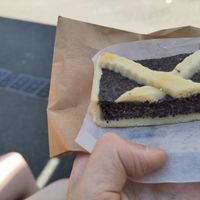 Poppy seed slice at Enzian Vegane Bäckerei in Zurich