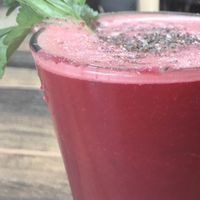 Juice at Líquido y Sólido in Tulum