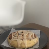 Maple pecan cinnamon roll Vegan at Markus Foods in Whitefish