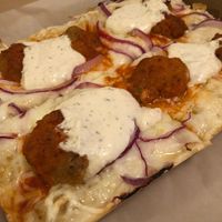 Buffalo Pizza at Boxcar Pizza in Portland