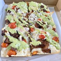 Steak & Cilantro Lime Aioli at Boxcar Pizza in Portland