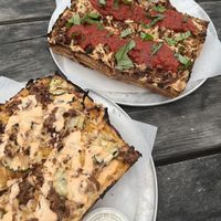   at Boxcar Pizza in Portland