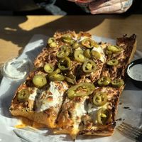 Jalapeño bacon bread  at Boxcar Pizza in Portland