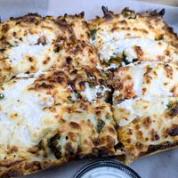 Jalapeno bacon cheesy bread at Boxcar Pizza in Portland