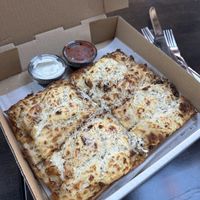Garlics bread   at Boxcar Pizza in Portland