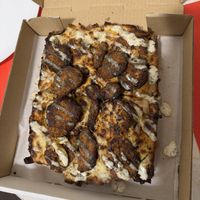 Burnt Strings of Nashvillee pizza  at Boxcar Pizza in Portland