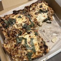 Bianco- for the garlic lover!  at Boxcar Pizza in Portland