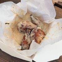Garlic wings at Boxcar Pizza in Portland