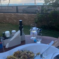 Jacalhoada (vegan codfish made of jackfruit) at Restaurante Netun in Maragogi