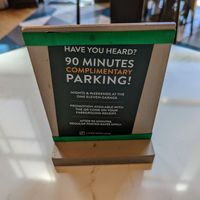 Validated parking. at TLV in Austin