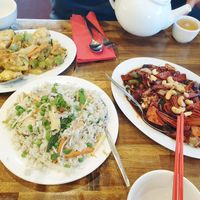 Tasty vegan spread at Red Dragon in Heathcote