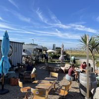 Beach view  at La Carlotta Food Caravan in Plomeur