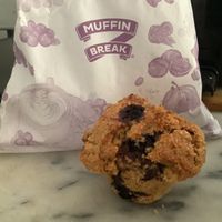 Wholemeal vegan muffin  at Muffin Break in Kangaroo Flat