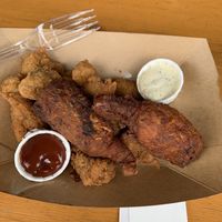 Chickenish bucket at Chickenish - Hackney Wick in East London