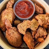 Wings and nuggets bucket at Chickenish - Walthamstow in East London