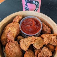 Who needs fries when you got wings and tings 😂 at Chickenish - Walthamstow in East London