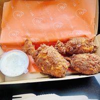 Delicious vegan drumsticks   at Chickenish - Walthamstow in East London